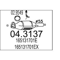 Katalyzátor MTS 04.3137