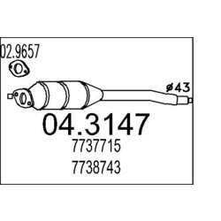 Katalyzátor MTS 04.3147