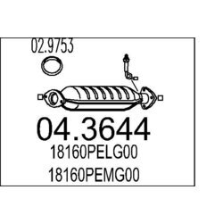 Katalyzátor MTS 04.3644