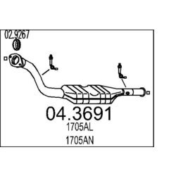 Katalyzátor MTS 04.3691
