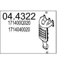 Katalyzátor MTS 04.4322