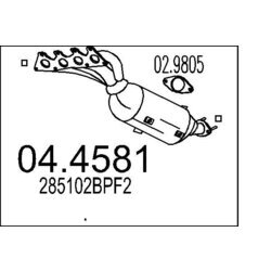 Katalyzátor MTS 04.4581