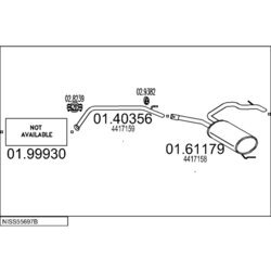 Výfukový systém MTS NISS55697B020100