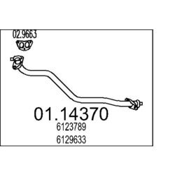 Výfukové potrubie MTS 01.14370