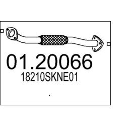 Výfukové potrubie MTS 01.20066