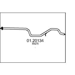 Výfukové potrubie MTS 01.20134