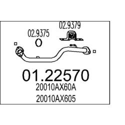 Výfukové potrubie MTS 01.22570