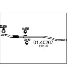 Výfukové potrubie MTS 01.40267