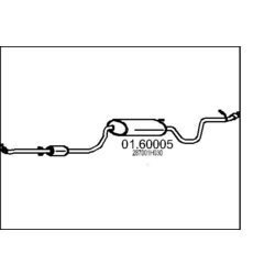 Koncový tlmič výfuku MTS 01.60005