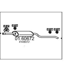 Koncový tlmič výfuku MTS 01.60672