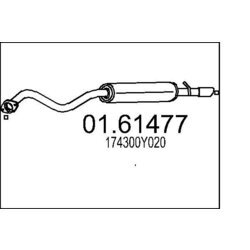 Koncový tlmič výfuku MTS 01.61477