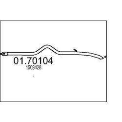 Výfukové potrubie MTS 01.70104