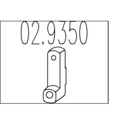 Doraz tlmiča výfuku MTS 02.9350