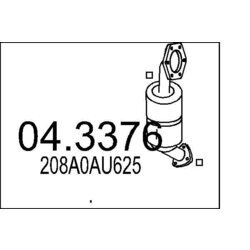 Katalyzátor MTS 04.3376