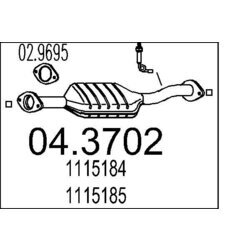 Katalyzátor MTS 04.3702