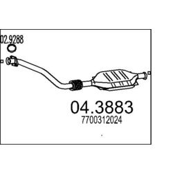Katalyzátor MTS 04.3883