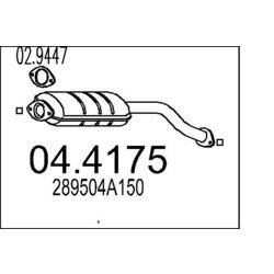 Katalyzátor MTS 04.4175