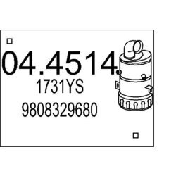 Katalyzátor MTS 04.4514
