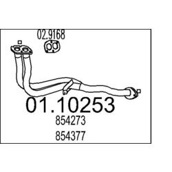 Výfukové potrubie MTS 01.10253