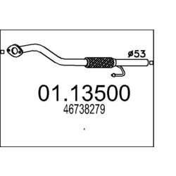 Výfukové potrubie MTS 01.13500