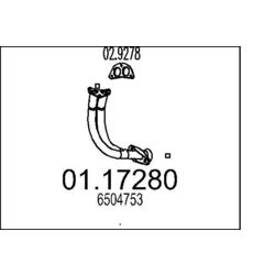 Výfukové potrubie MTS 01.17280