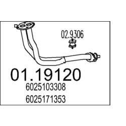 Výfukové potrubie MTS 01.19120