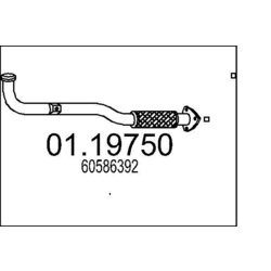 Výfukové potrubie MTS 01.19750