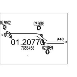 Výfukové potrubie MTS 01.20770