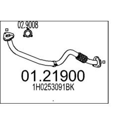 Výfukové potrubie MTS 01.21900