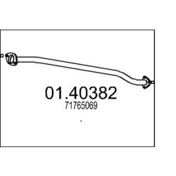 Výfukové potrubie MTS 01.40382