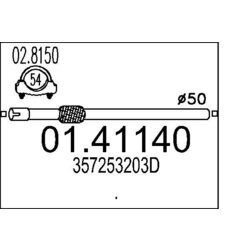 Výfukové potrubie MTS 01.41140
