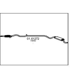 Koncový tlmič výfuku MTS 01.61272