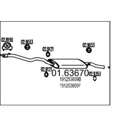 Koncový tlmič výfuku MTS 01.63670