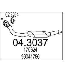Katalyzátor MTS 04.3037