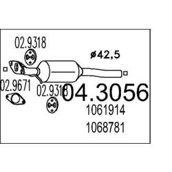 Katalyzátor MTS 04.3056
