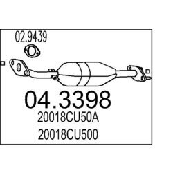 Katalyzátor MTS 04.3398