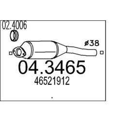 Katalyzátor MTS 04.3465