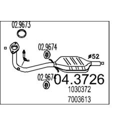 Katalyzátor MTS 04.3726