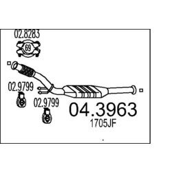 Katalyzátor MTS 04.3963