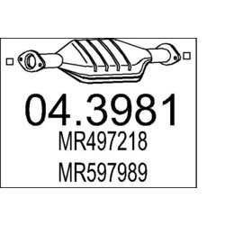 Katalyzátor MTS 04.3981