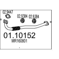 Výfukové potrubie MTS 01.10152