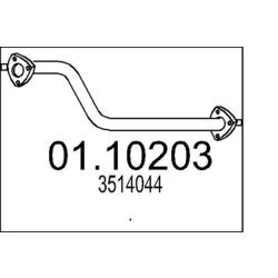 Výfukové potrubie MTS 01.10203