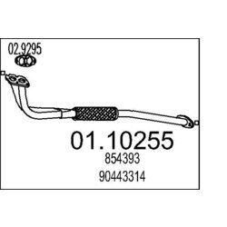 Výfukové potrubie MTS 01.10255