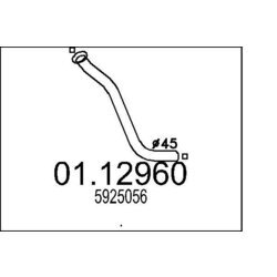 Výfukové potrubie MTS 01.12960