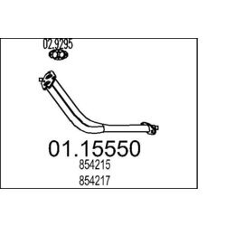 Výfukové potrubie MTS 01.15550