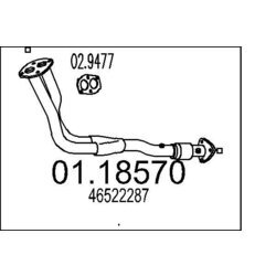 Výfukové potrubie MTS 01.18570