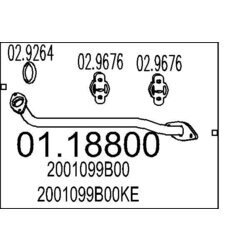 Výfukové potrubie MTS 01.18800