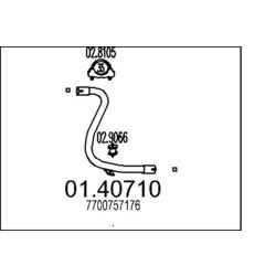 Výfukové potrubie MTS 01.40710