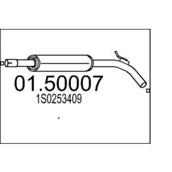 Stredný tlmič výfuku MTS 01.50007