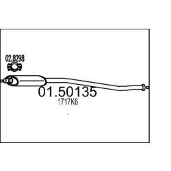 Stredný tlmič výfuku MTS 01.50135